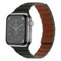 Strong Magnetic Leather Watch Band For Apple Watch Ultra 49mm&Watch Ultra 2 49mm / Series 9&8&7 45mm