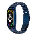 For Xiaomi Mi Band 7 / 7 NFC MIJOBS Three-Bead Metal Plus Stainless Steel Watch Band(Blue)