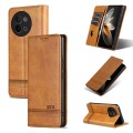 For vivo S18e AZNS Magnetic Calf Texture Leather Phone Case(Light Brown)