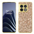 For OnePlus 10 Pro Glitter Powder Shockproof TPU Phone Case(Gold)