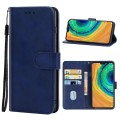 For Huawei Mate 30 Leather Phone Case(Blue)