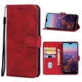 For Huawei P20 Leather Phone Case(Red)