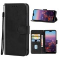 For Huawei P20 Pro Leather Phone Case(Black)
