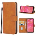 For Huawei Y7 2019 Leather Phone Case(Brown)