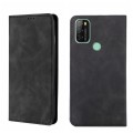 For Blackview A70 Skin Feel Magnetic Horizontal Flip Leather Phone Case(Black)