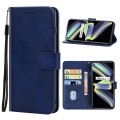 For OPPO Realme X7 Max 5G Leather Phone Case(Blue)