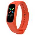 For OPPO Band Vitality Edition Waterproof Sweatproof Solid Color Watch Band(Orange)