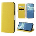 For Samsung Galaxy A53 Candy Color Litchi Texture Leather Phone Case(Yellow)