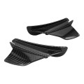 Motorcycle Winglet Aerodynamic Wing Kit Spoiler, Style:Glossy Carbon