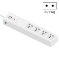 WiFi 10A SM-SO306-M 4 Holes + 2 USB Multi-purpose Smart Power Strip(EU Plug)