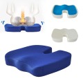 Soft U-shaped cushion Ergonomic Seat, Model:Mesh Style(Blue)
