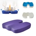 Soft U-shaped cushion Ergonomic Seat, Model:Mesh Style(Purple)