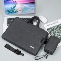 Handbag Laptop Bag Inner Bag with Shoulder Strap/Power Bag, Size:14 inch(Dark Grey)
