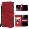 For Sony Xperia L4 Leather Phone Case(Red)