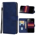 For Sony Xperia L4 Leather Phone Case(Blue)