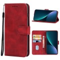 For Xiaomi 12 Pro Dimensity Leather Phone Case(Red)