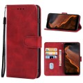 For Doogee S61/S61 Pro Leather Phone Case(Red)