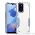 For OPPO A55 5G Non-slip Armor Phone Case(White)