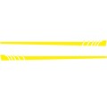 2 PCS/Set D-854 Stripe Pattern Car Modified Decorative Sticker(Yellow)