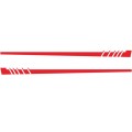 2 PCS/Set D-854 Stripe Pattern Car Modified Decorative Sticker(Red)