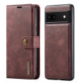 For Google Pixel 7 DG.MING Crazy Horse Texture Detachable Magnetic Leather Phone Case(Red)