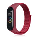 For Xiaomi Mi Band 7 Nylon Weave Watch Band(China Red)