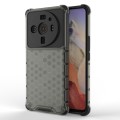 For Xiaomi 12S Ultra 5G Shockproof Honeycomb PC + TPU Phone Case(Black)