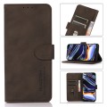 For Samsung Galaxy M13 4G KHAZNEH Matte Texture Leather Phone Case(Brown)
