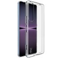 For Sony Xperia 1 IV IMAK UX-5 Series Transparent Shockproof TPU Protective Phone Case(Transparent)