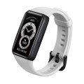 For Huawei Band 6 Silicone Watch Band(White)