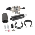 Car Fuel Pressure Regulator Kit LS Conversion Fuel Filter EFI Electronic Fuel Pump GSL392(Black)