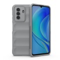 For Huawei Enjoy 50 4G / Nova Y70 Magic Shield TPU + Flannel Phone Case(Grey)