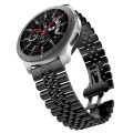 For Samsung Galaxy Watch5 40mm / 44mm Five-bead Stainless Steel Watch Band(Black)