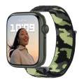 Nylon Loop Watch Band For Apple Watch Series 9&8&7 41mm / SE 3&SE 2&6&SE&5&4 40mm / 3&2&1 38mm(Army