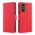 For Huawei nova 10 Pro Ultra-thin Voltage Side Buckle Horizontal Flip Leather Phone Case(Red)