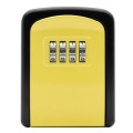 G9 4-digit Password Aluminum Alloy Key Storage Box(Yellow)