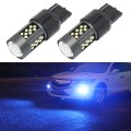 1 Pair 7440 12V 7W Continuous Car LED Fog Light(Ice Blue Light)