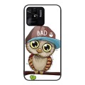 For Xiaomi Redmi 10C Colorful Painted Glass Phone Case(Owl)