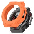 For Amazfit T-Rex 2 Armor Hollow TPU Watch Case(Orange)