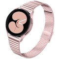 For Samsung Galaxy Watch5 40mm / 44mm / Watch5 Pro 45mm Double Safety Buckle Steel Watch Band(Rose P