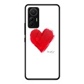 For Xiaomi 12 Lite Colorful Painted Glass Phone Case(Love)