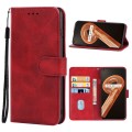 For Realme 9i 5G Leather Phone Case(Red)