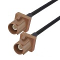 20cm Fakra F Male to Fakra F Male Extension Cable