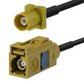 20cm Fakra K Male to Fakra K Female Extension Cable