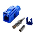 For RG174 Cable Fakra Radio Crimp Female Jack / Plug Connector with Phantom RF Coaxial(Fakra C)