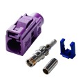 For RG174 Cable Fakra Radio Crimp Female Jack / Plug Connector with Phantom RF Coaxial(Fakra D)