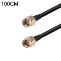 RP-SMA Male to RP-SMA Male RG174 RF Coaxial Adapter Cable, Length: 1m