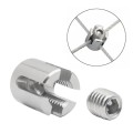 M12x6 316 Stainless Steel Garden Wire Rope Cross Fixed Clip