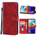 For vivo Y22s / Y22 / Y35 Leather Phone Case(Red)