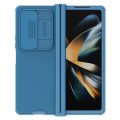 For Samsung Galaxy Z Fold4 NILLKIN Black Mirror Pro Series Camshield PC Phone Case, Simple Set (Blue